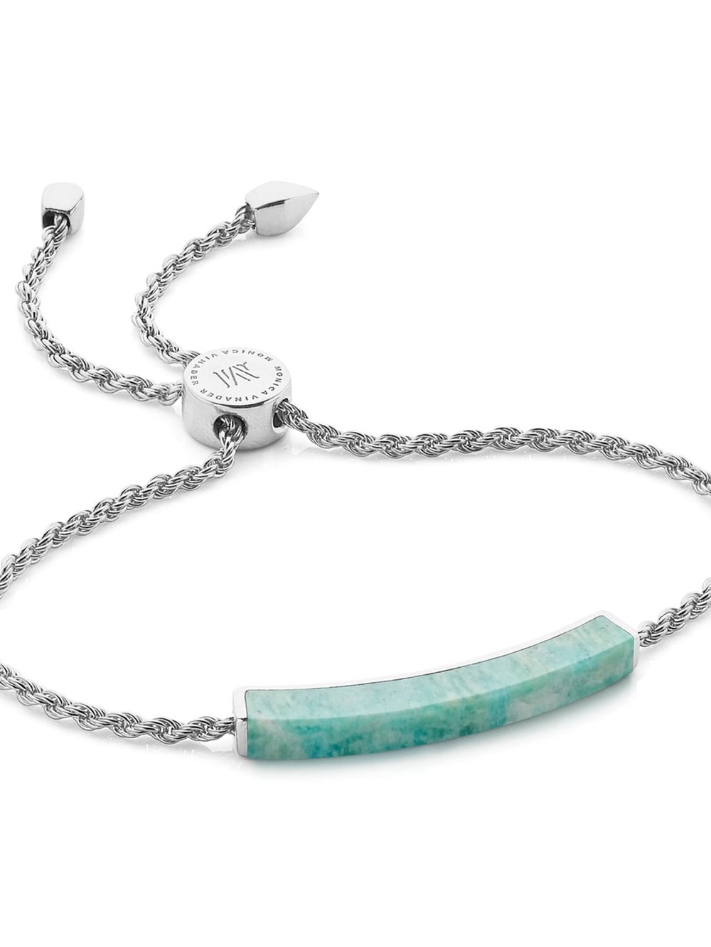 Monica Vinader Linear Stone Bracelet
Sterling Silver & Amazonite